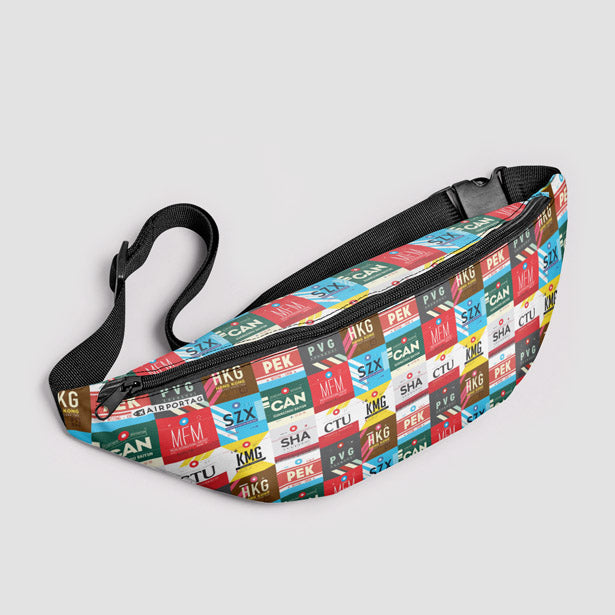 Chinese Airports - Fanny Pack airportag.myshopify.com