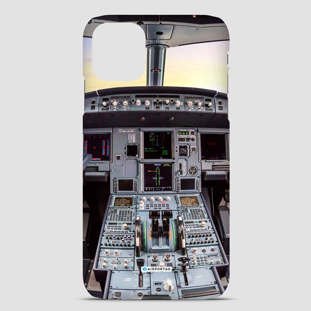 Airbus Cockpit - Phone Case airportag.myshopify.com