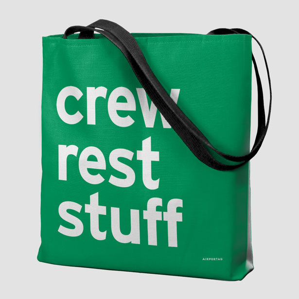 Crew Rest Stuff - Tote Bag airportag.myshopify.com