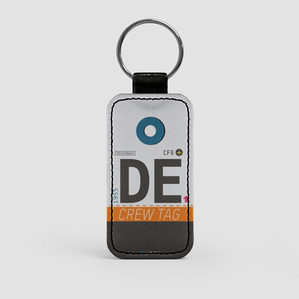 DE - Leather Keychain airportag.myshopify.com