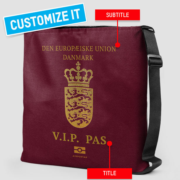 デンマーク - パスポート トートバッグ