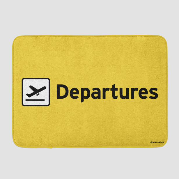 Departures - Bath Mat - Airportag