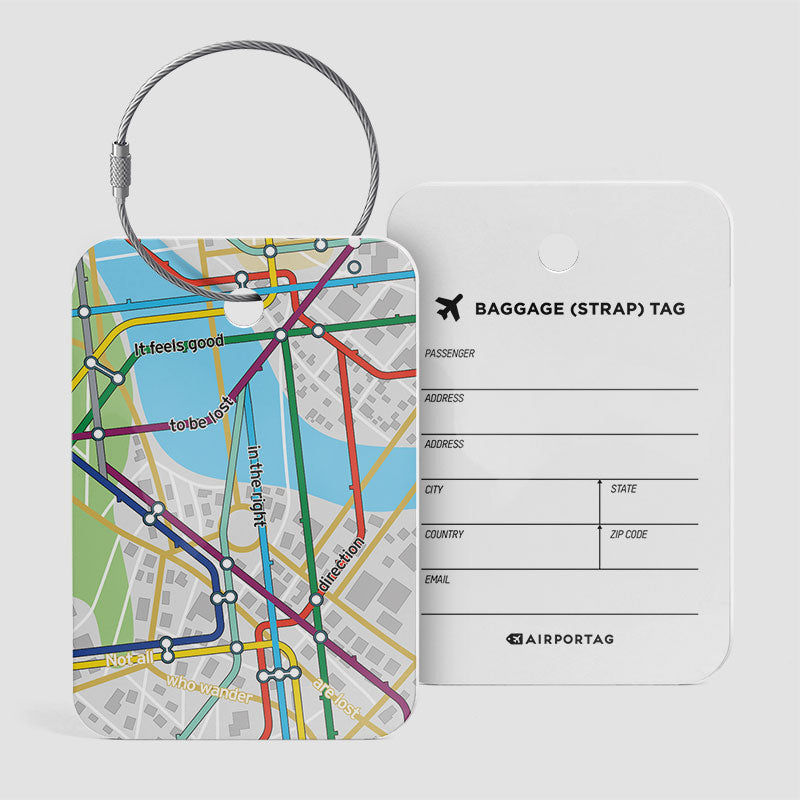 Digital Map - Luggage Tag