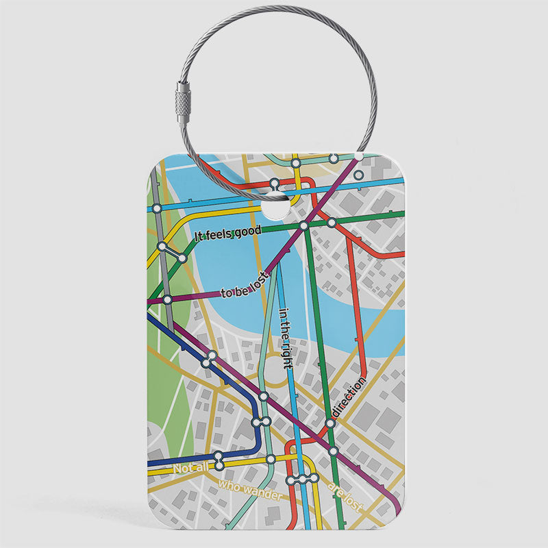 Digital Map - Luggage Tag