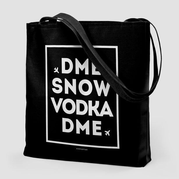 DME - Snow / Vodka - Tote Bag - Airportag