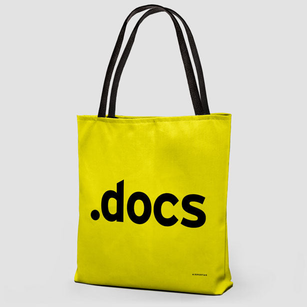 Docs - Tote Bag airportag.myshopify.com