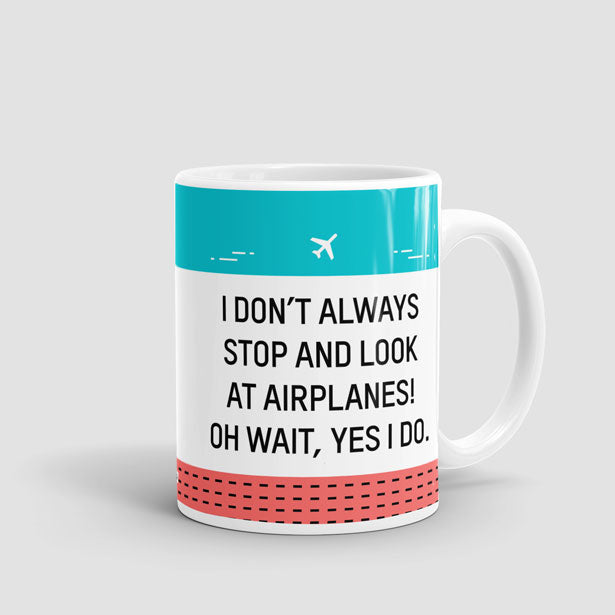 Look at Airplanes - Mug - Airportag