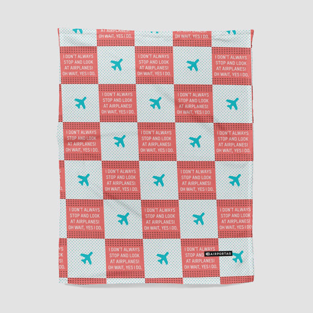 Look at Airplanes - Blanket - Airportag
