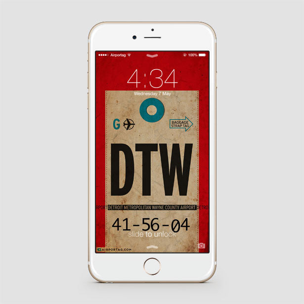 DTW - Phone Case - Airportag