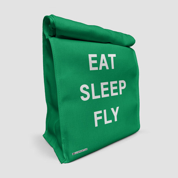 Eat Sleep Fly - Lunch Bag airportag.myshopify.com