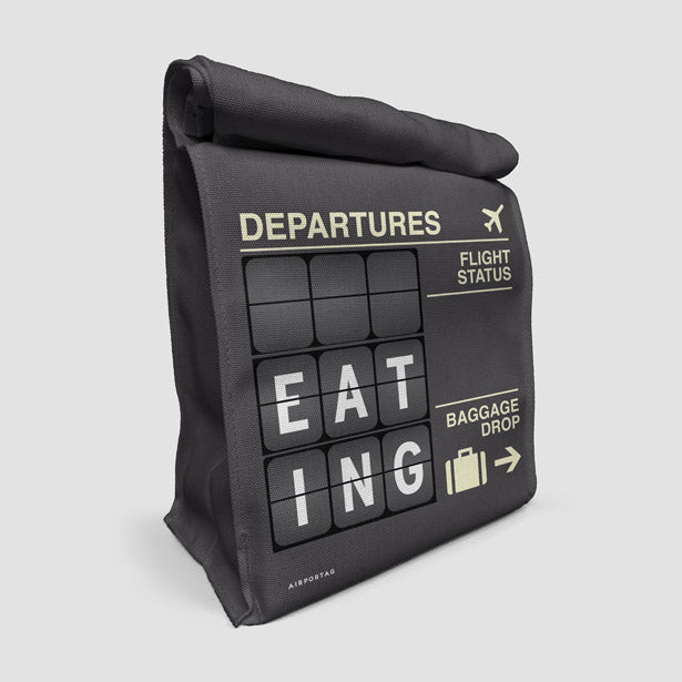 Eating Flight Board - Lunch Bag airportag.myshopify.com