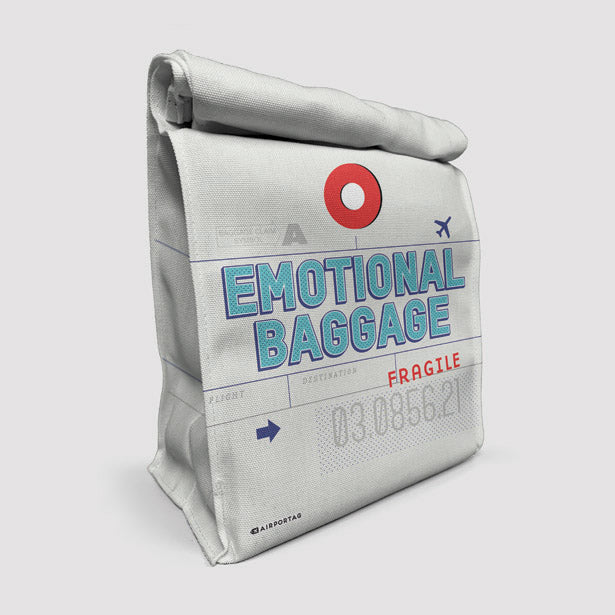 Emotional Baggage - Lunch Bag airportag.myshopify.com