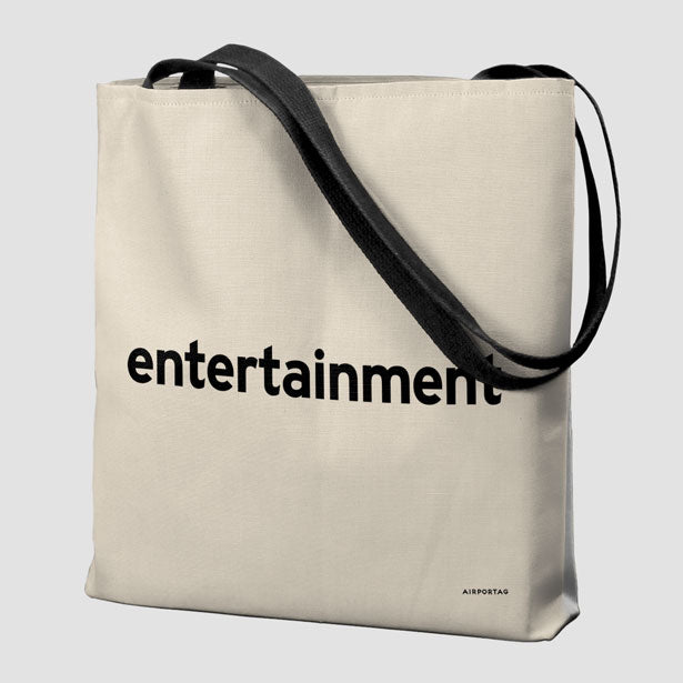 Entertainment - Tote Bag airportag.myshopify.com