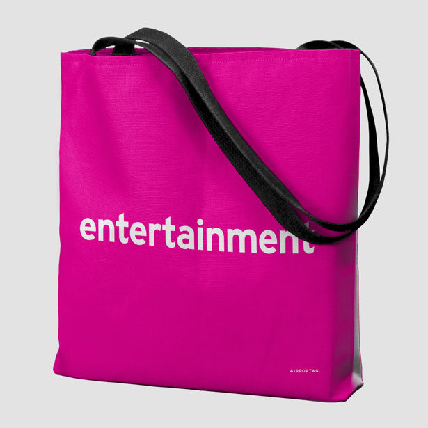 Entertainment - Tote Bag airportag.myshopify.com