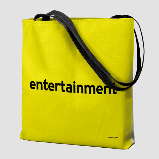 Entertainment - Tote Bag airportag.myshopify.com