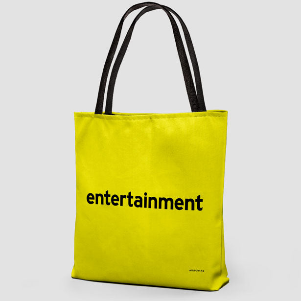 Entertainment - Tote Bag airportag.myshopify.com