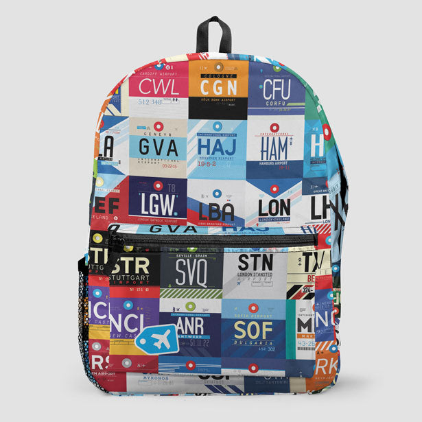 Europe Airports - Backpack airportag.myshopify.com