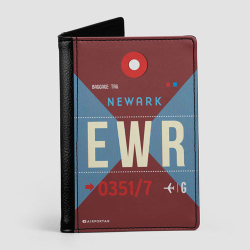 Newark Iata Code Passport Cover - Newark Liberty Airport - IATA code EWR