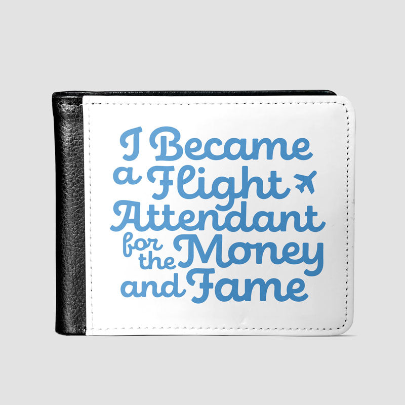 Flight Attendant Fame - Portefeuille pour hommes