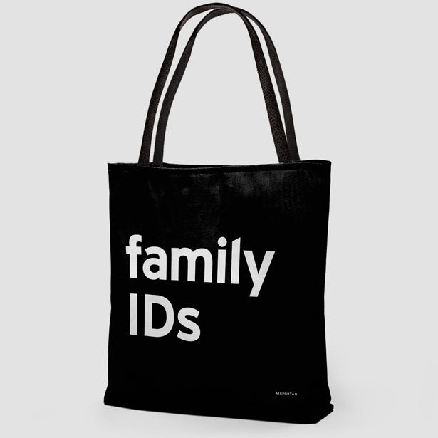 Family IDs - Tote Bag airportag.myshopify.com