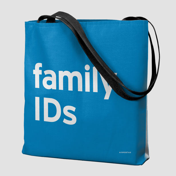 Family IDs - Tote Bag airportag.myshopify.com