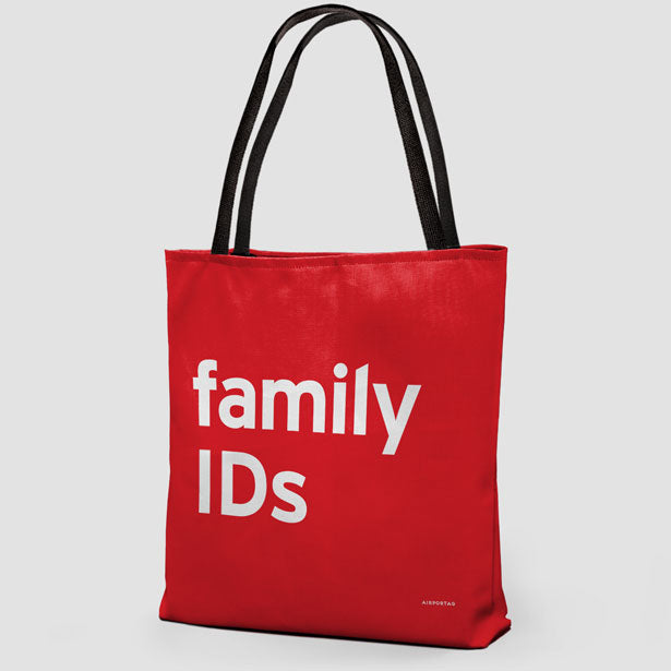 Family IDs - Tote Bag airportag.myshopify.com