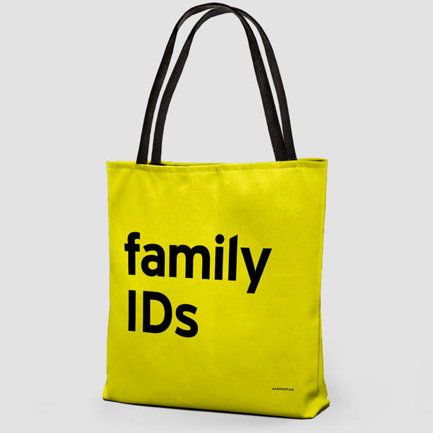 Family IDs - Tote Bag airportag.myshopify.com