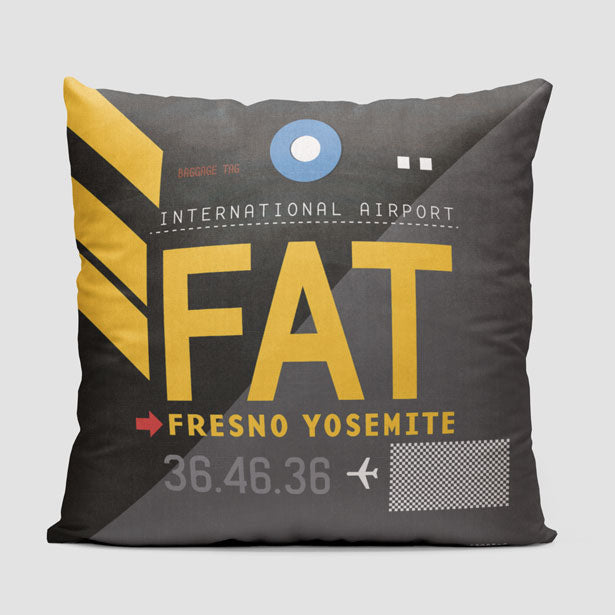FAT - Throw Pillow airportag.myshopify.com