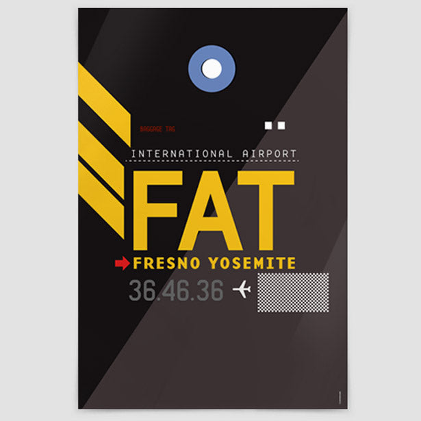FAT - Poster airportag.myshopify.com