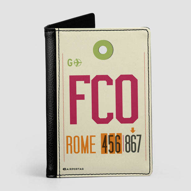 FCO - Passport Cover - Airportag