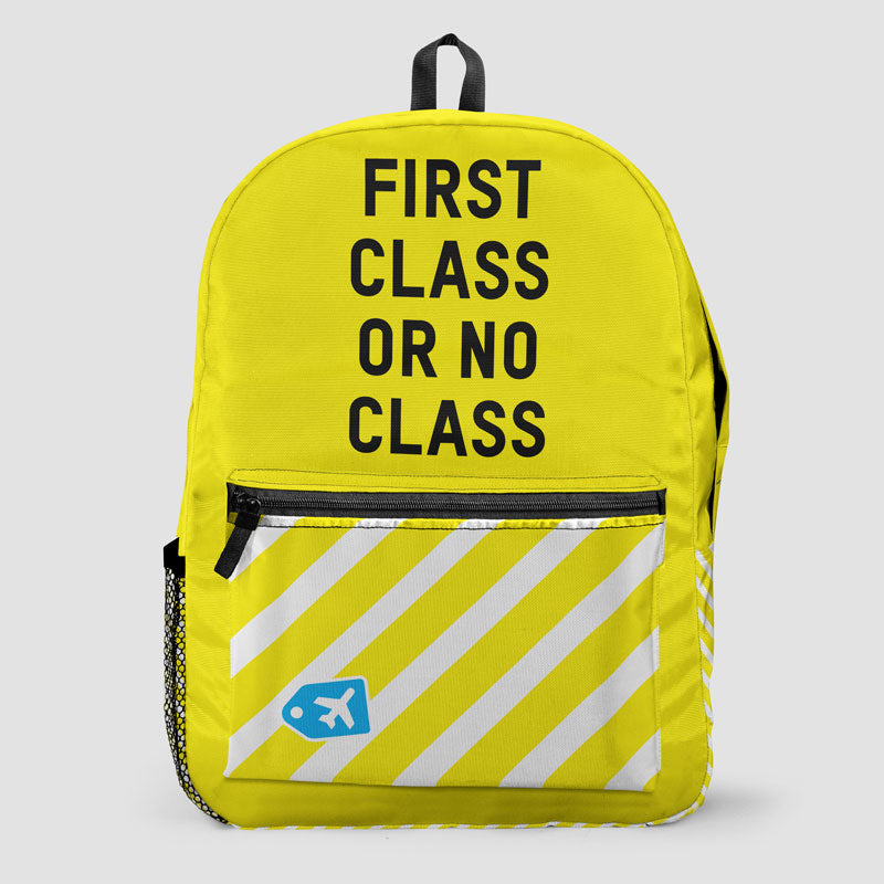 First Class or No Class - Backpack - Airportag