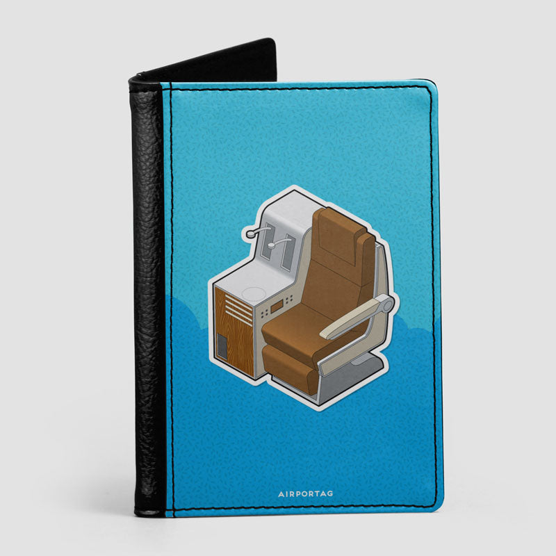 First Class Seat Isometric - Passport Cover
