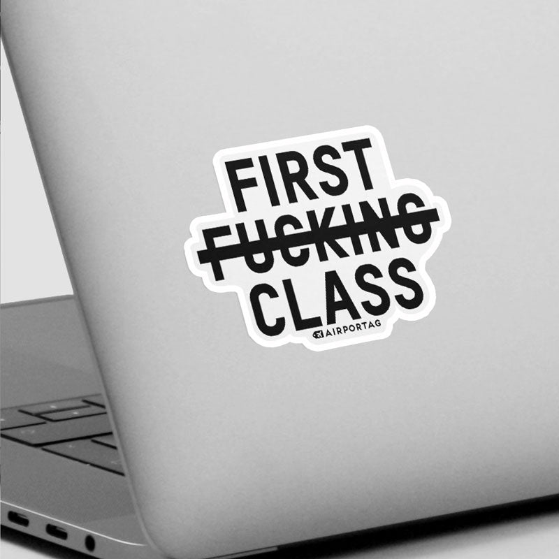 First Class - Sticker