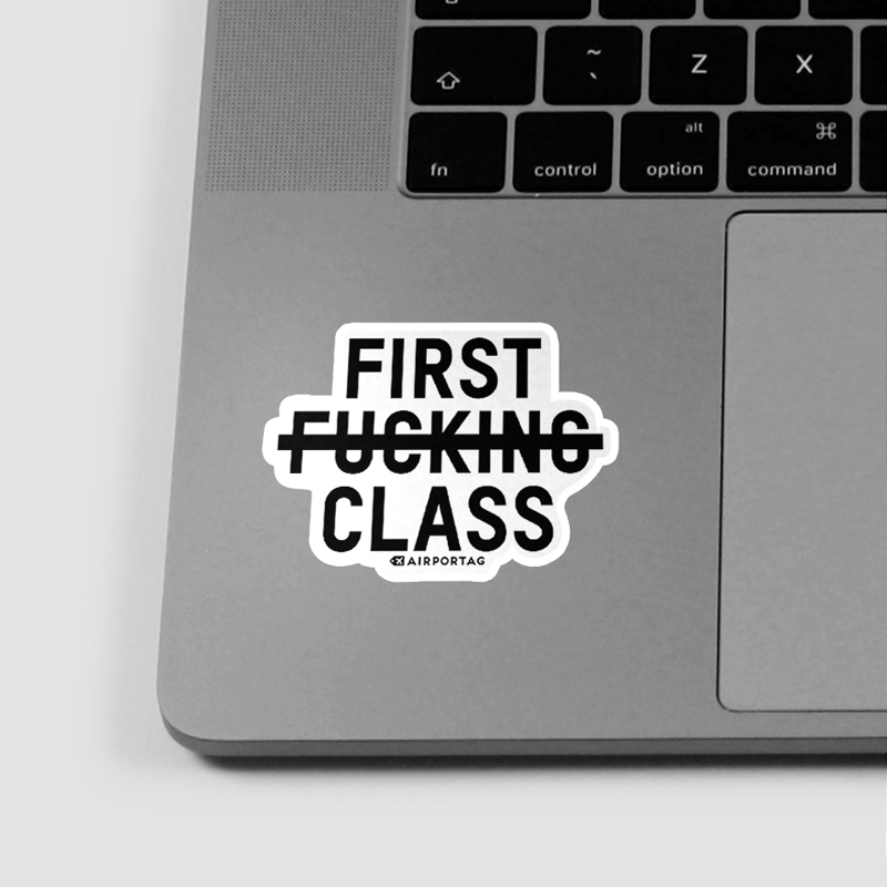 First Class - Sticker