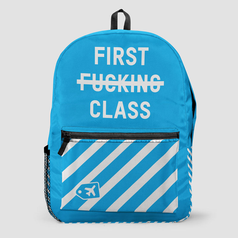 First Fucking Class - Backpack - Airportag