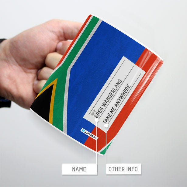 South African Flag - Mug - Airportag