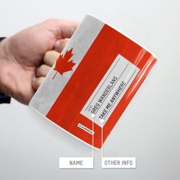 Canadian Flag - Mug - Airportag