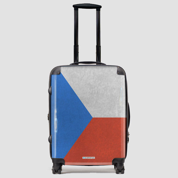 Czech Republic Flag - Luggage airportag.myshopify.com