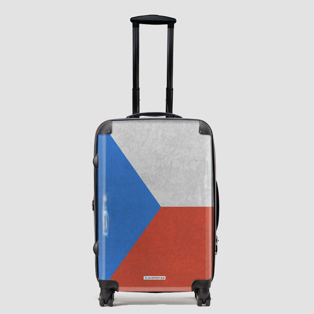 Czech Republic Flag - Luggage airportag.myshopify.com