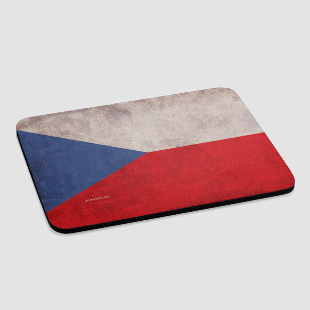 Czech Republic Flag - Mousepad - Airportag