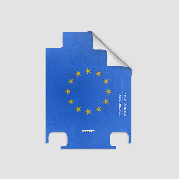 European Flag - Luggage airportag.myshopify.com