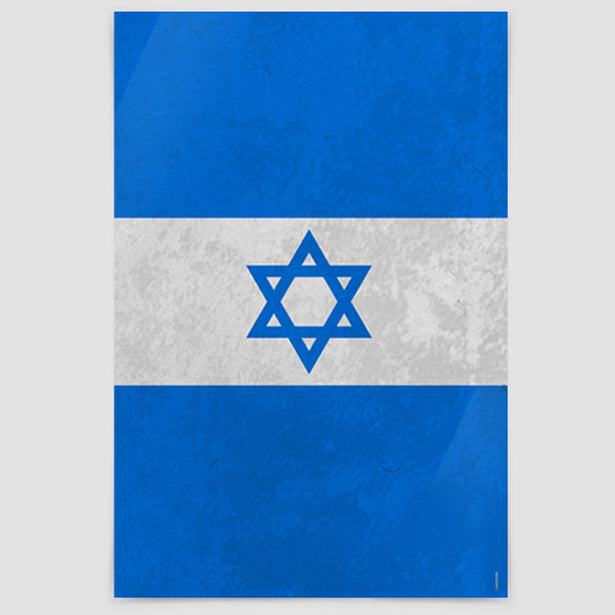 Israeli Flag - Poster airportag.myshopify.com