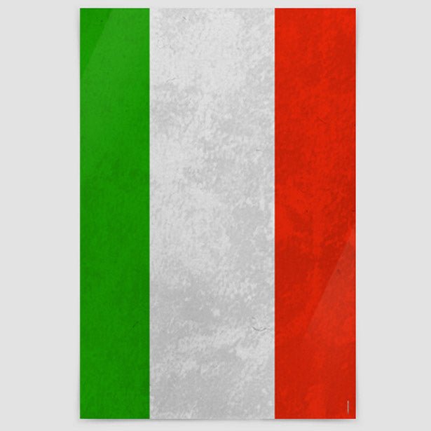 Italian Flag - Poster airportag.myshopify.com