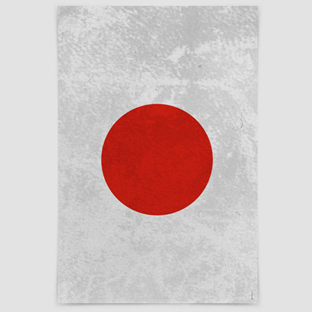 Japanese Flag - Poster airportag.myshopify.com