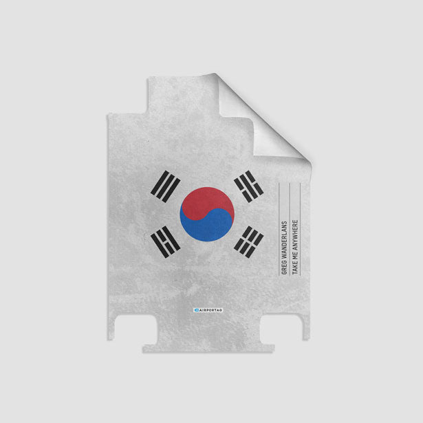 South Korean Flag - Luggage airportag.myshopify.com