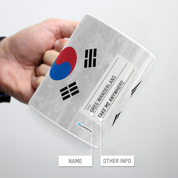 South Korean Flag - Mug - Airportag