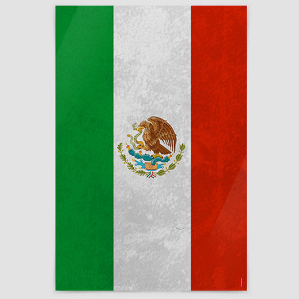 Mexican Flag - Poster airportag.myshopify.com