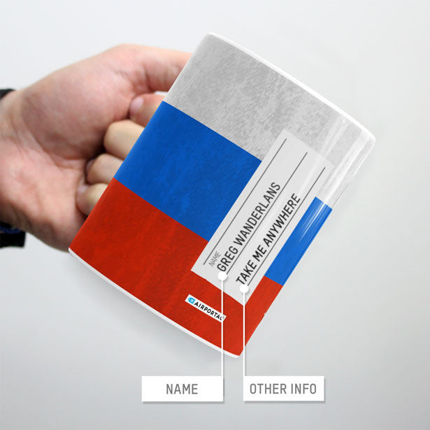 Russian Flag - Mug - Airportag