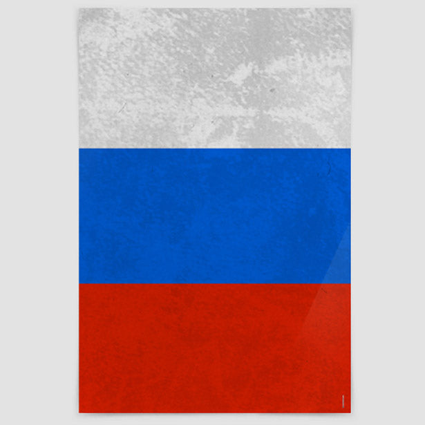 Russian Flag - Poster airportag.myshopify.com