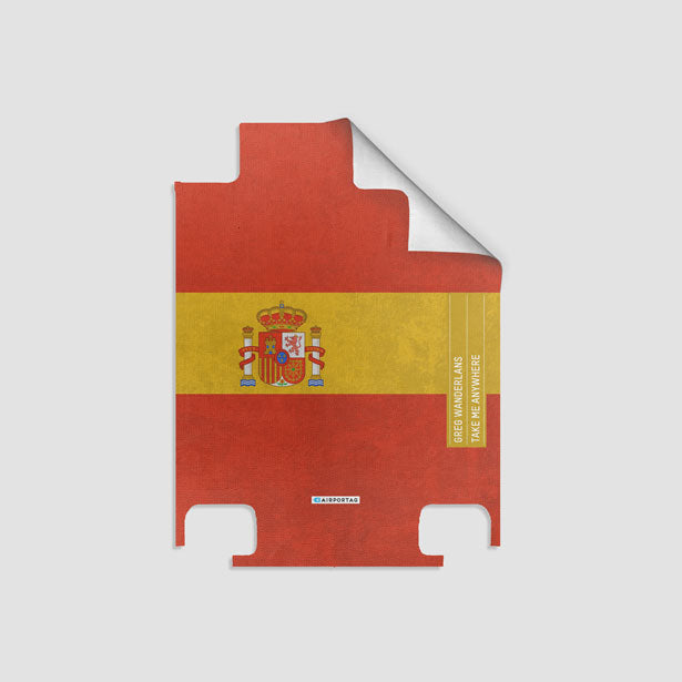 Spanish Flag - Luggage airportag.myshopify.com